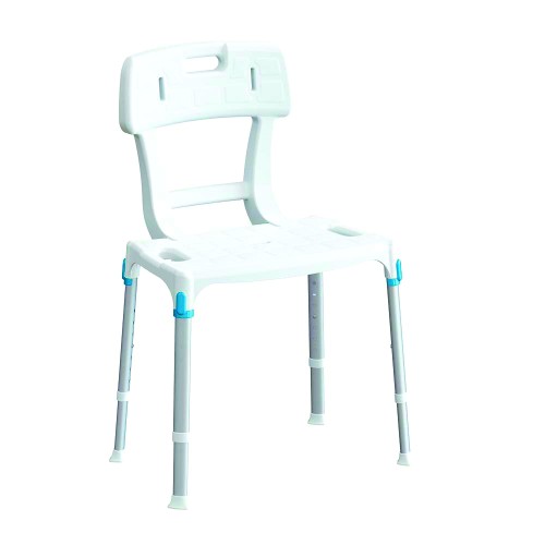 Bath and shower chairs - Lux Shower Chair With Backrest And Handles For Disabled People