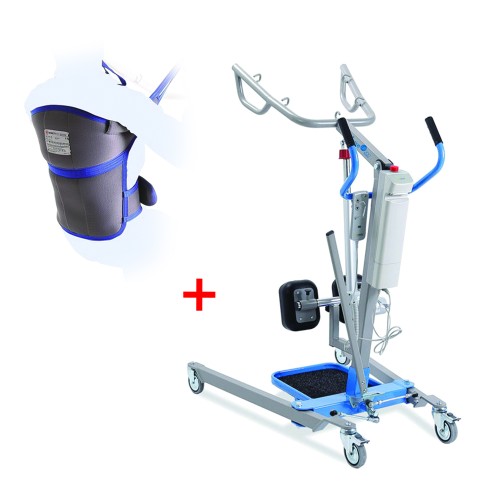 Lifters and verticalizers - Muevo Up P Electric Patient Lift For Disabled People + Harness