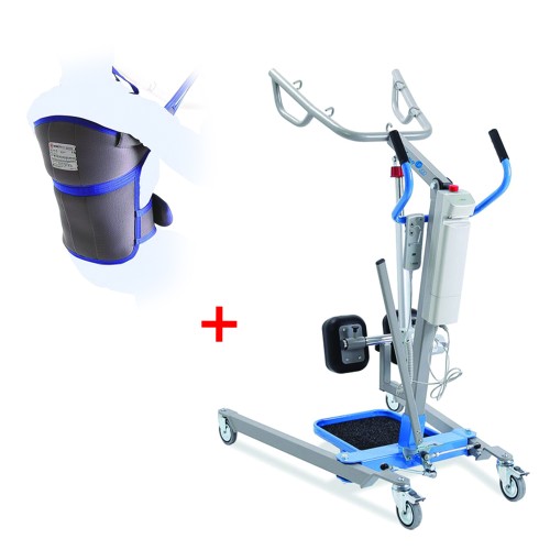 Lifters and verticalizers - Muevo Up Electric Patient Lift For Disabled People + Harness