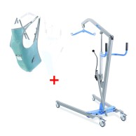 Muevo L 150kg Hydraulic Patient Lift + Harness