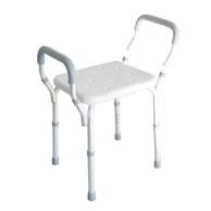 Shower Seat With Removable Armrests For The Elderly And Disabled