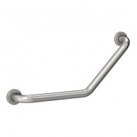 Angled Wall Handle 45 30x30cm Polished Stainless Steel