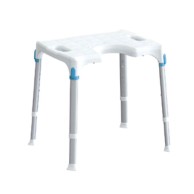 Lux Hygienic Shower Stool With Front Recess For Hygiene