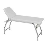 White 1-joint Examination Table With Roll Holder