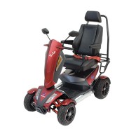 Vita S12x Electric 4-wheel Scooter For The Disabled And Elderly, Red