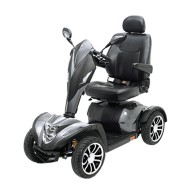 Tiger Electric 4-wheel Scooter For Disabled And Elderly, Grey, Outdoor Use