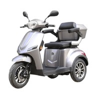 Dingo 3-wheel Electric Scooter For The Elderly, Grey, With Top Case