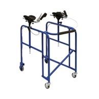 Axillary Rollator Walker With Anti-brachial Supports