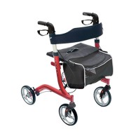Epic Elegance 4-wheel Rollator Walker With Aluminum Basket