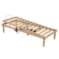 Single Electric Hospital Bed Natural 80x190cm