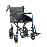 Transit Light Wheelchair For Disabled People, Folding Transit Wheelchair