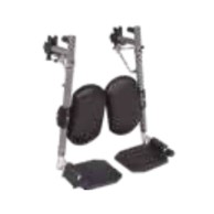 Pair Of Easy Light Elevating Footrests For Wheelchairs