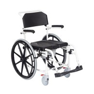 Wave-2 Shower Commode Chair With Self-propelled Toilet