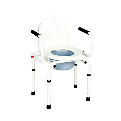 Armchairs and Chairs - 3-in-1 Toilet Seat With Folding Armrests