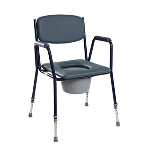 Armchairs and Chairs - Serena Comfortable Chair With Padded Toilet, Adjustable Height