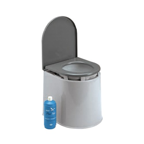 Camping Accessories - Portable Chemical Toilet For Campers With Toilet Roll Holder