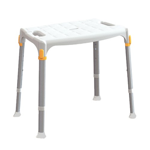 Bath and shower chairs - Adjustable King Shower Chair For Disabled People In White Polyethylene