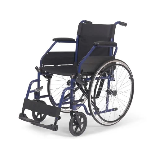 Wheelchairs for the disabled - Minerva 300 Folding Transit Wheelchair With One Crossbar