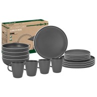 Melamine Dinnerware Set Lunch Box Dolomit Grey