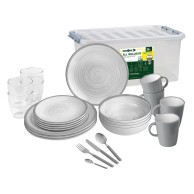Bellagio All Inclusive 36-piece Melamine Dinnerware Set