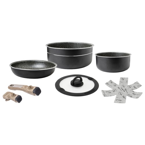 Pots and Pans - Pirate Spacemaster Outdoor Camping Cookware Set, Diameter 24cm