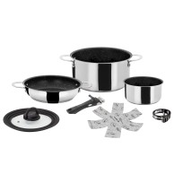 Academy Vacuum 5+1 Pot And Pan Set With Lid, 22cm Diameter