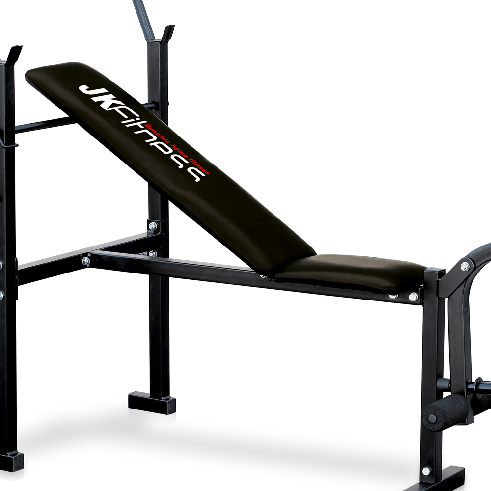 Gymnastic Benches - JK Fitness Adjustable Fitness Gym Bench With Barbell Holder Jk6055