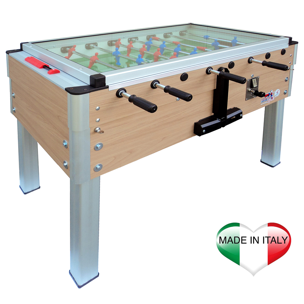 Indoor football table - Roberto Sport Export Football Table Football Table With Glass Cover And Retractable Rods