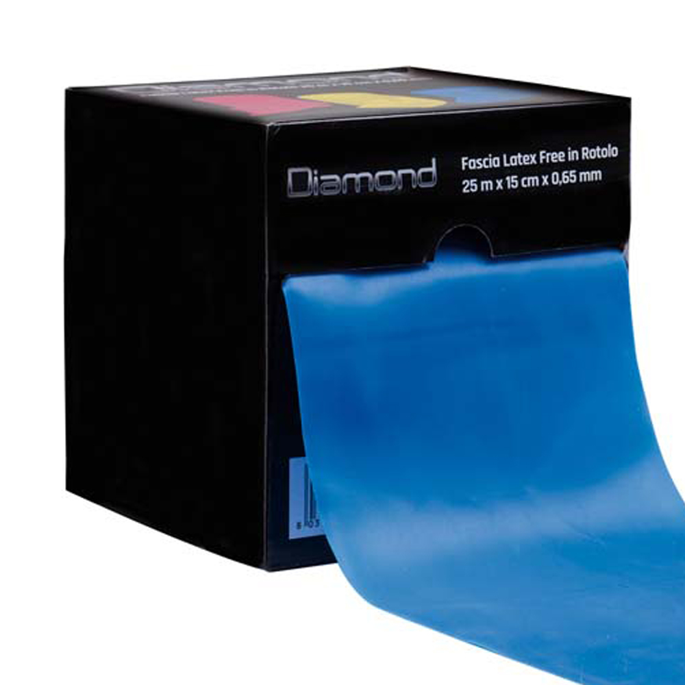 Fitness and Pilates accessories - Diamond Latex Free Elastic Band In Roll