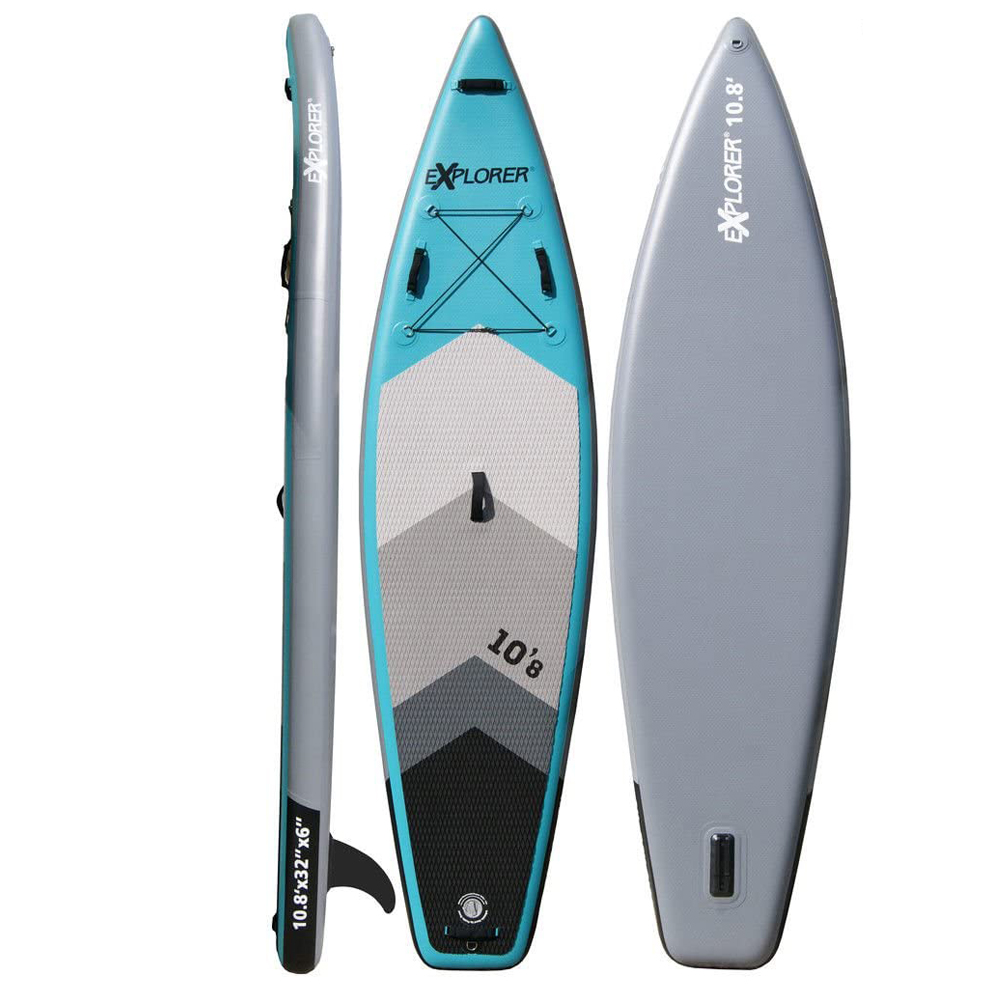 Sup - Explorer Sup 10.8 Stand-up-paddle-surfbrett Mit Paddelpumpe Und Tasche