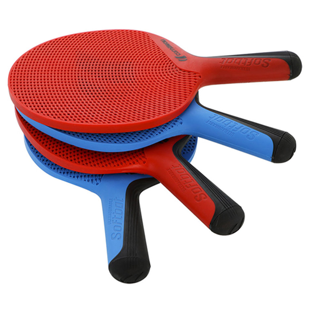 Raquettes de ping-pong - Cornilleau Softbat Pack Ping Pong Quatre 4 Raquettes Et 4 Balles Extérieur