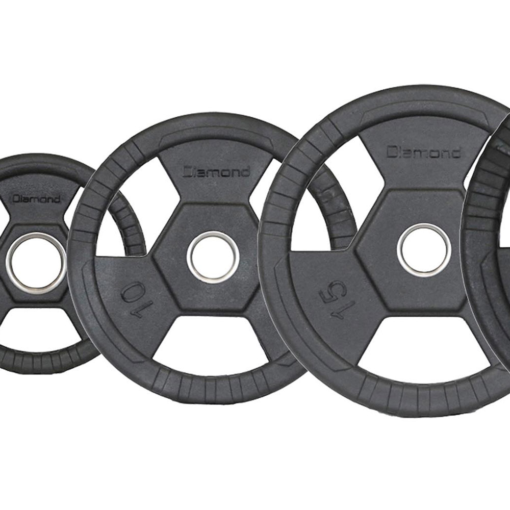 Discs - Diamond Olympic Rubber Tri-grip Pro Disc