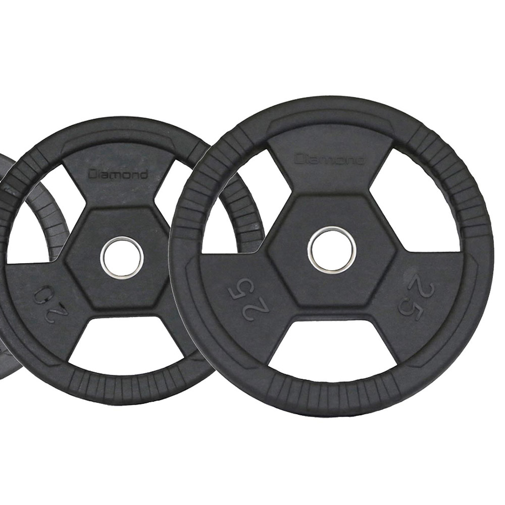 Discs - Diamond Olympic Rubber Tri-grip Pro Disc