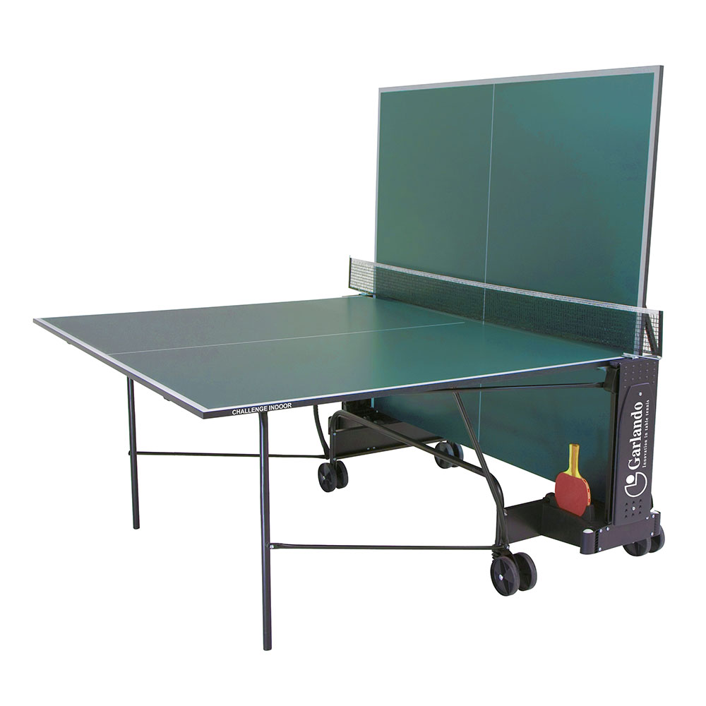 Ping Pong Tables - Garlando Challenge Indoor Ping Pong Table With Wheels For Indoor Use