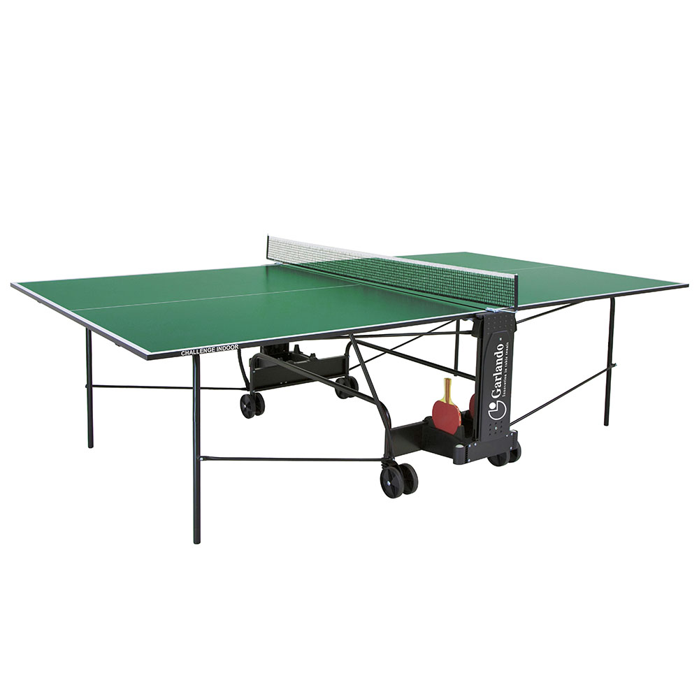 Ping Pong Tables - Garlando Challenge Indoor Ping Pong Table With Wheels For Indoor Use