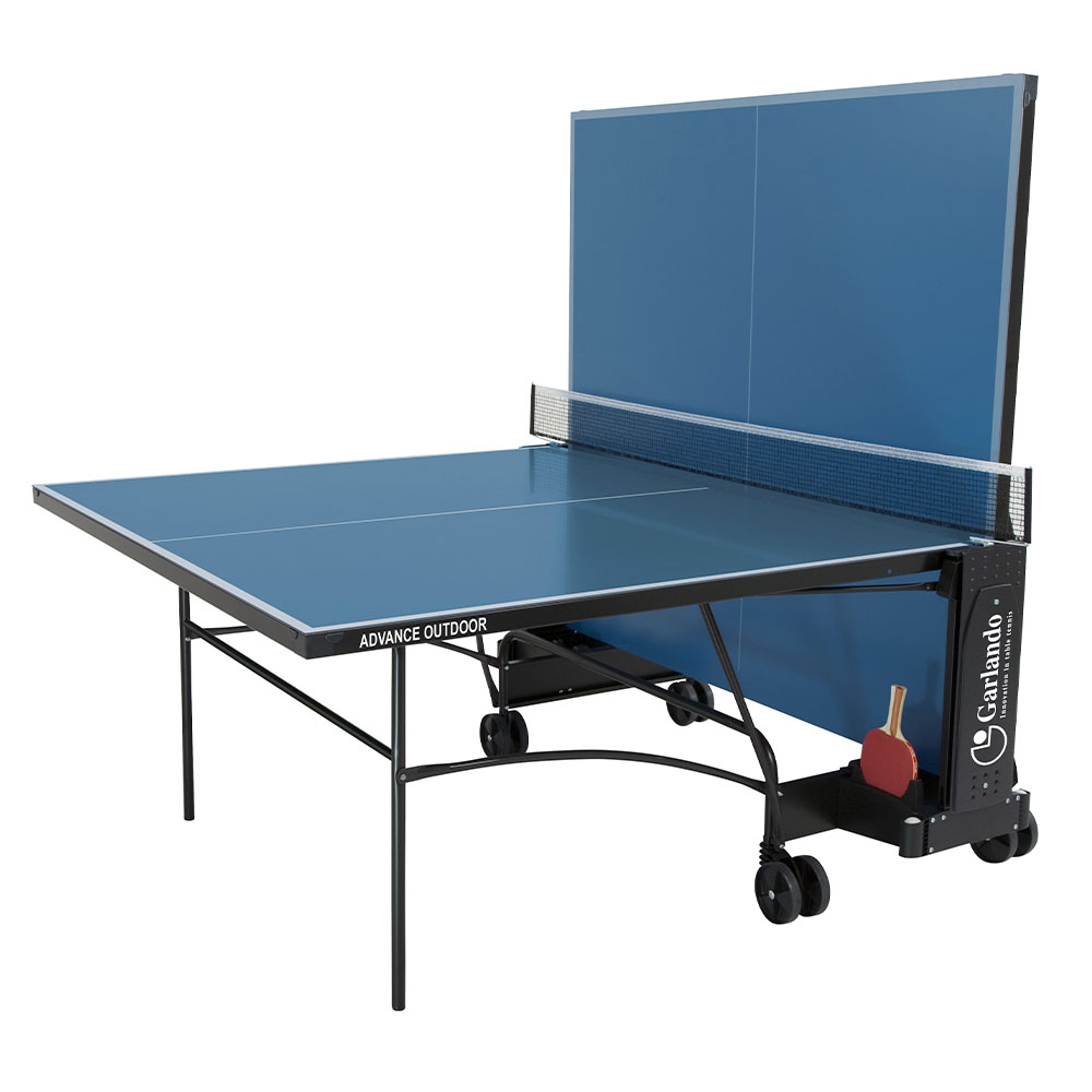 Ping Pong Tables - Garlando Advance Outdoor Ping Pong Table With Wheels For Outdoor
