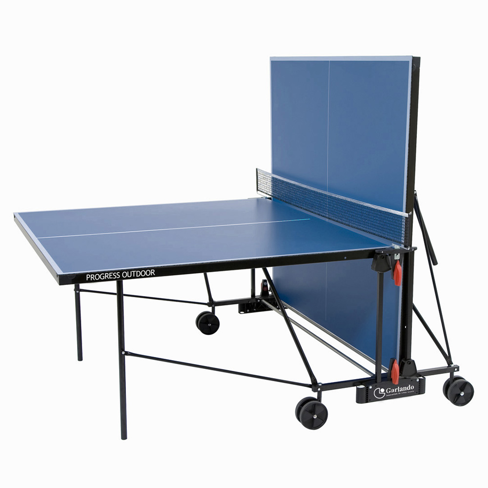 Tischtennisplatten - Garlando Progress Outdoor-tischtennisplatte Mit Rädern Für Den Außenbereich