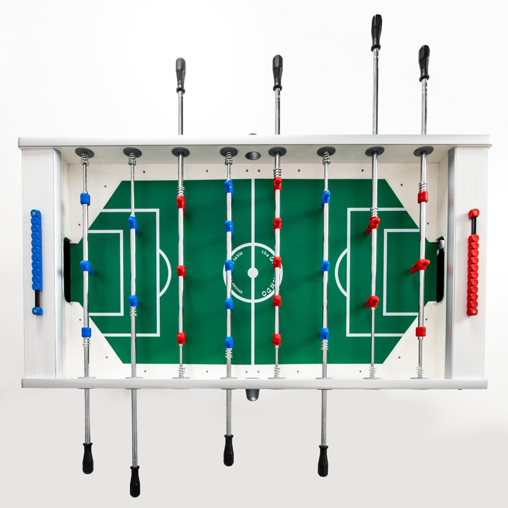 Outdoor football table - Garlando Football Table Football Table G-500 Weatherproof White Retractable Rods