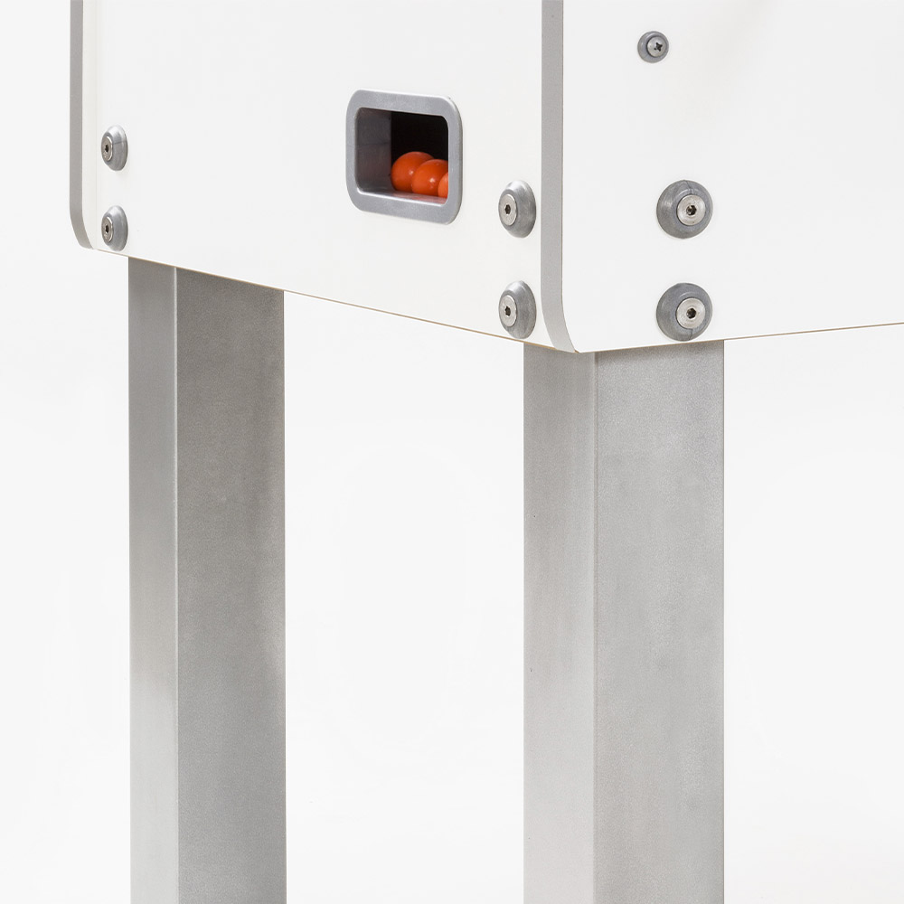 Calciobalilla da Interno - Garlando Calciobalilla Calcetto Biliardino G-500 Pure White Professionale Aste Uscenti