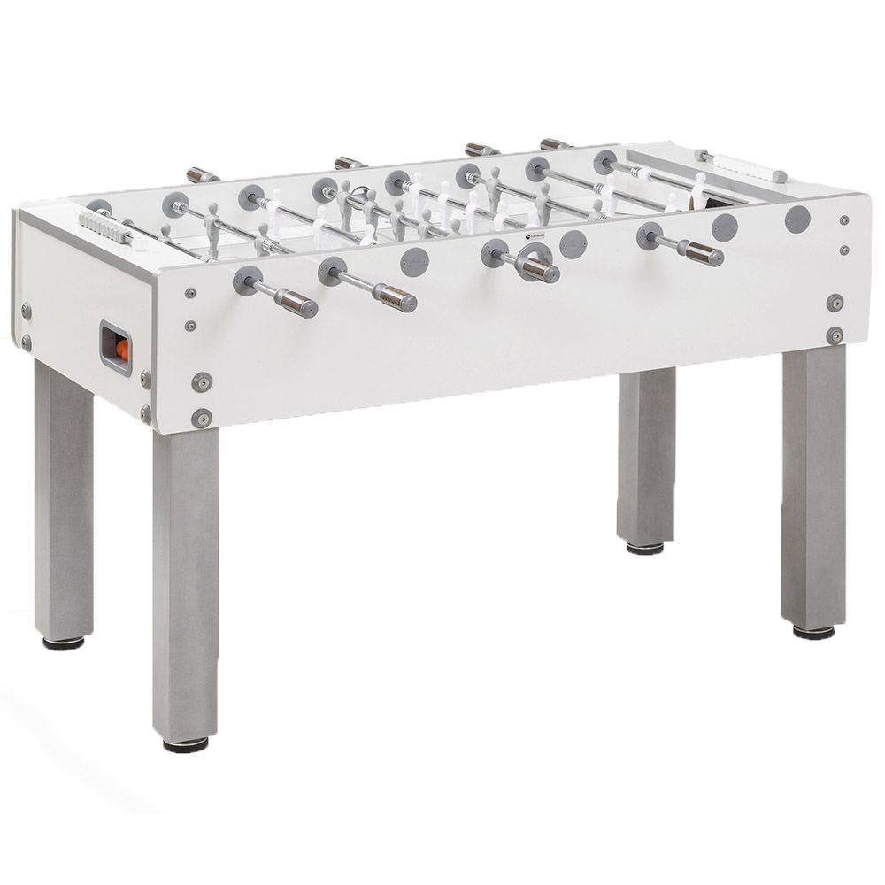 Indoor football table - Garlando G-500 Pure White Retractable Rods