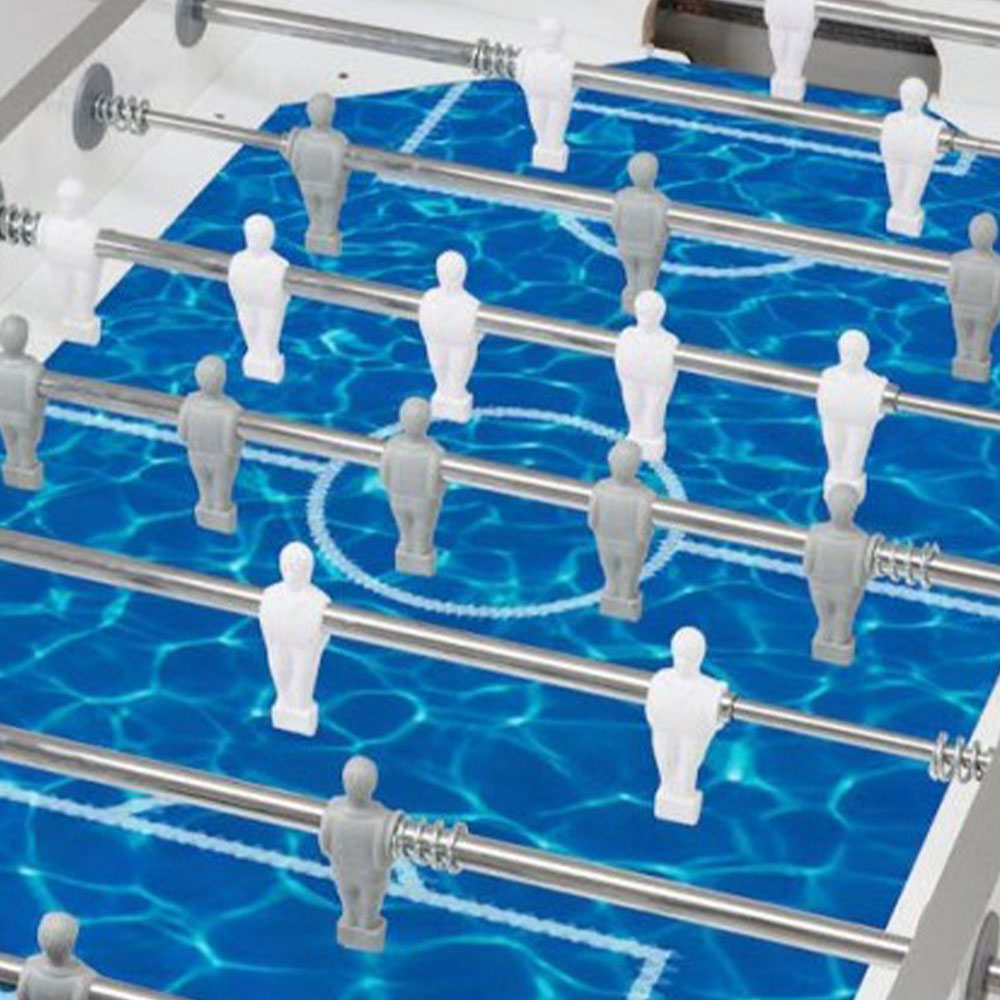 Indoor football table - Garlando Professional G-500 P White H2o Table Football Table With Retractable Rods