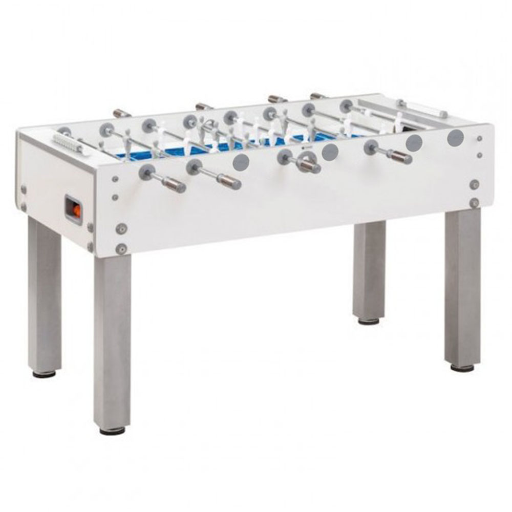 Indoor football table - Garlando Professional G-500 P White H2o Table Football Table With Retractable Rods