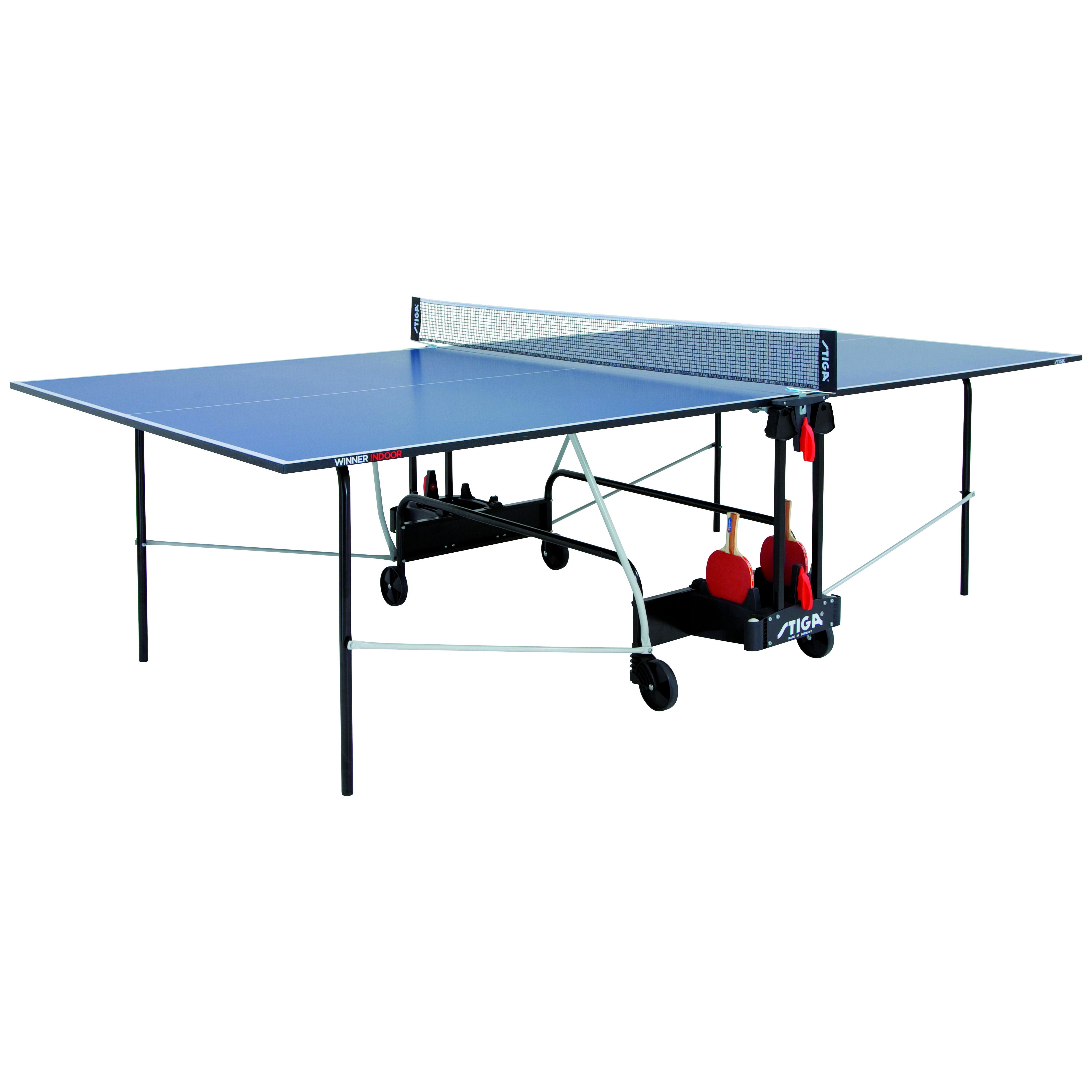 Ping Pong Tables - Stiga Indoor Ping Pong Table Winner Indoor Blue Top