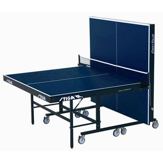 Mesas de Ping Pong - Stiga Mesa De Ping Pong Interna Expert Roller Css Fitet Homologada Azul