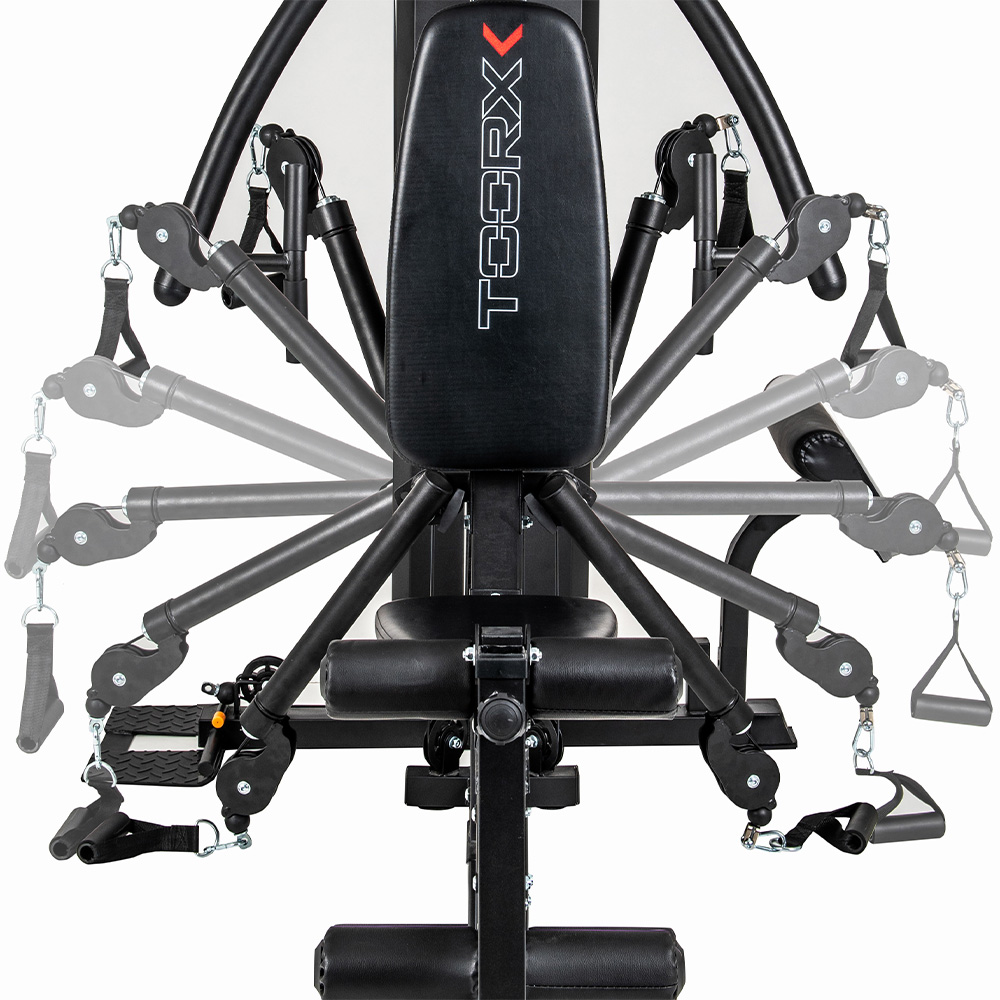Multifunction Stations - Toorx Multifunction Station Msx-90 Weight Pack 102 Kg With Double Free Cable
