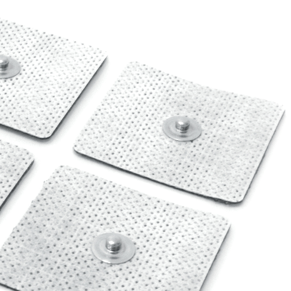 Accessoires pour électrostimulateurs - Globus Pack De 4 électrodes Clips Carrées Pour électrostimulateurs