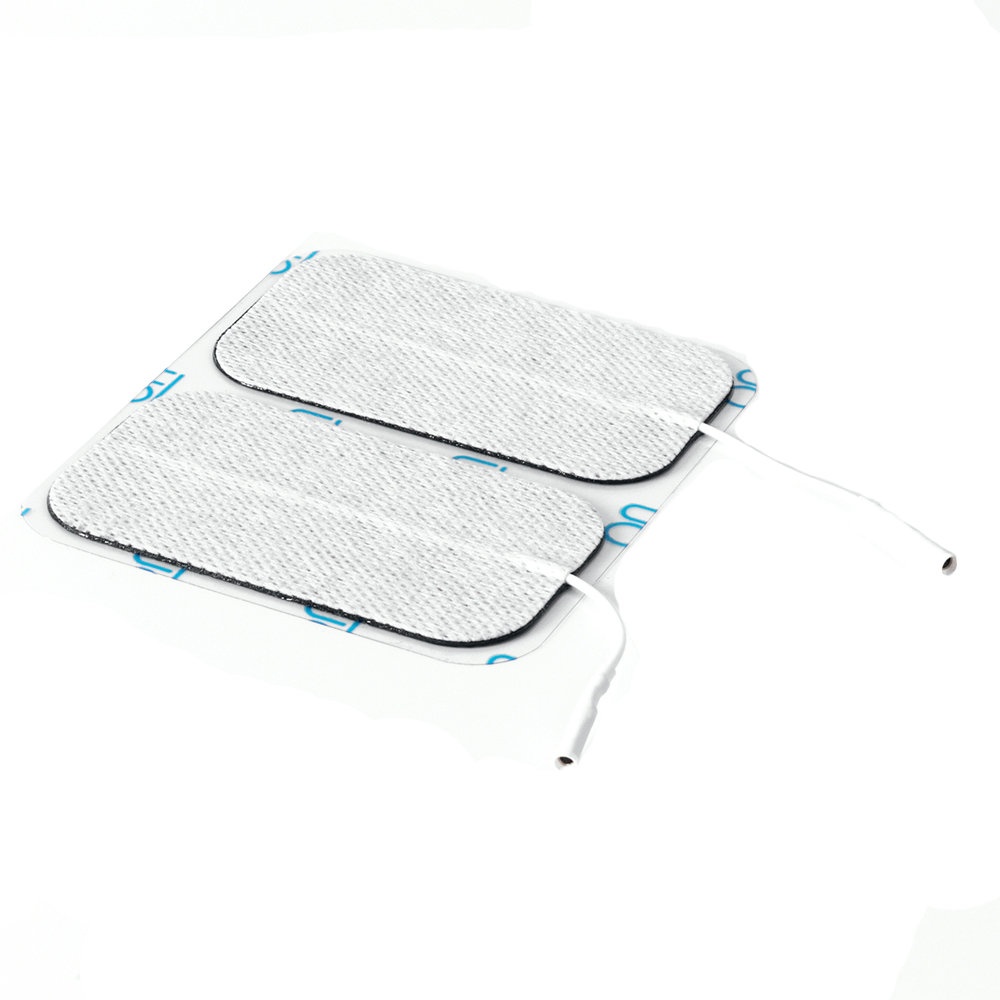 Electrostimulators Accessories - Globus Pack Of 2 Pcs Myotrode Platinum 50x100 Double Entry Electrodes