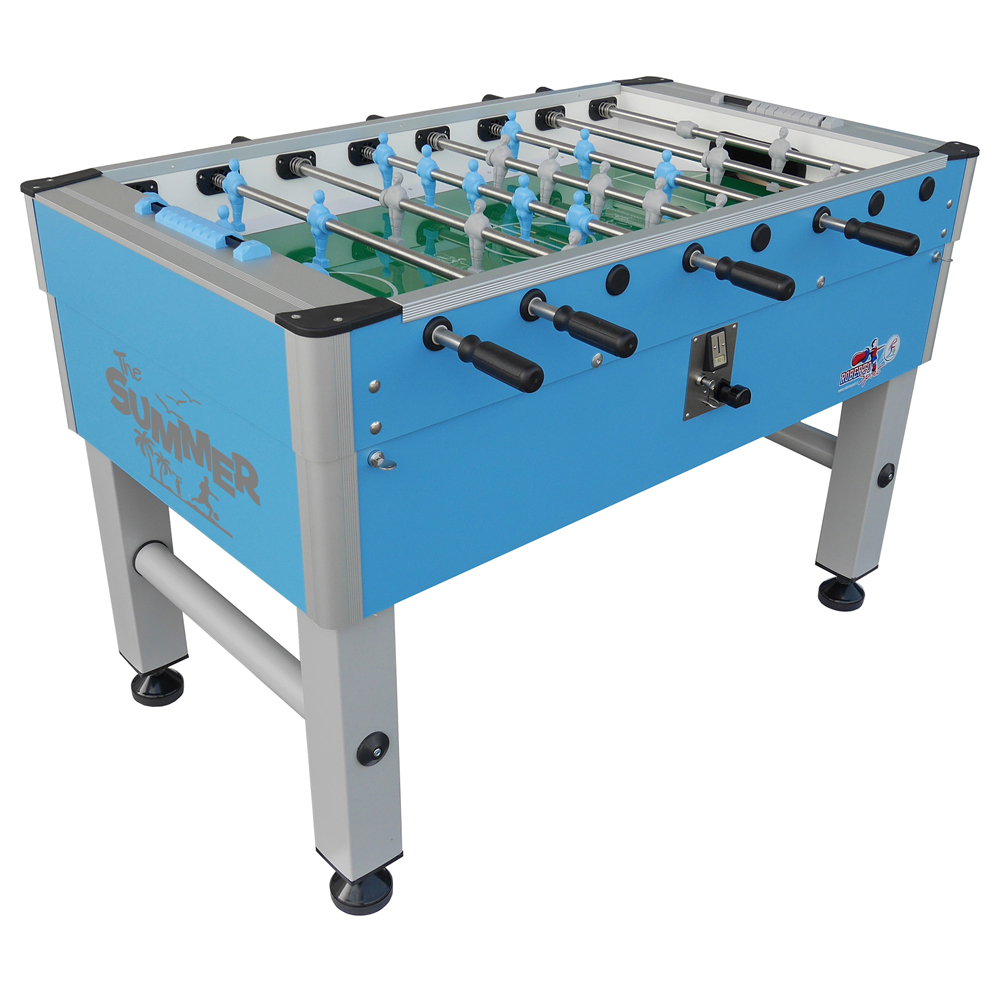 Outdoor football table - Roberto Sport Summer Table Football Table Football Table With Coin Acceptor And Retractable Rods