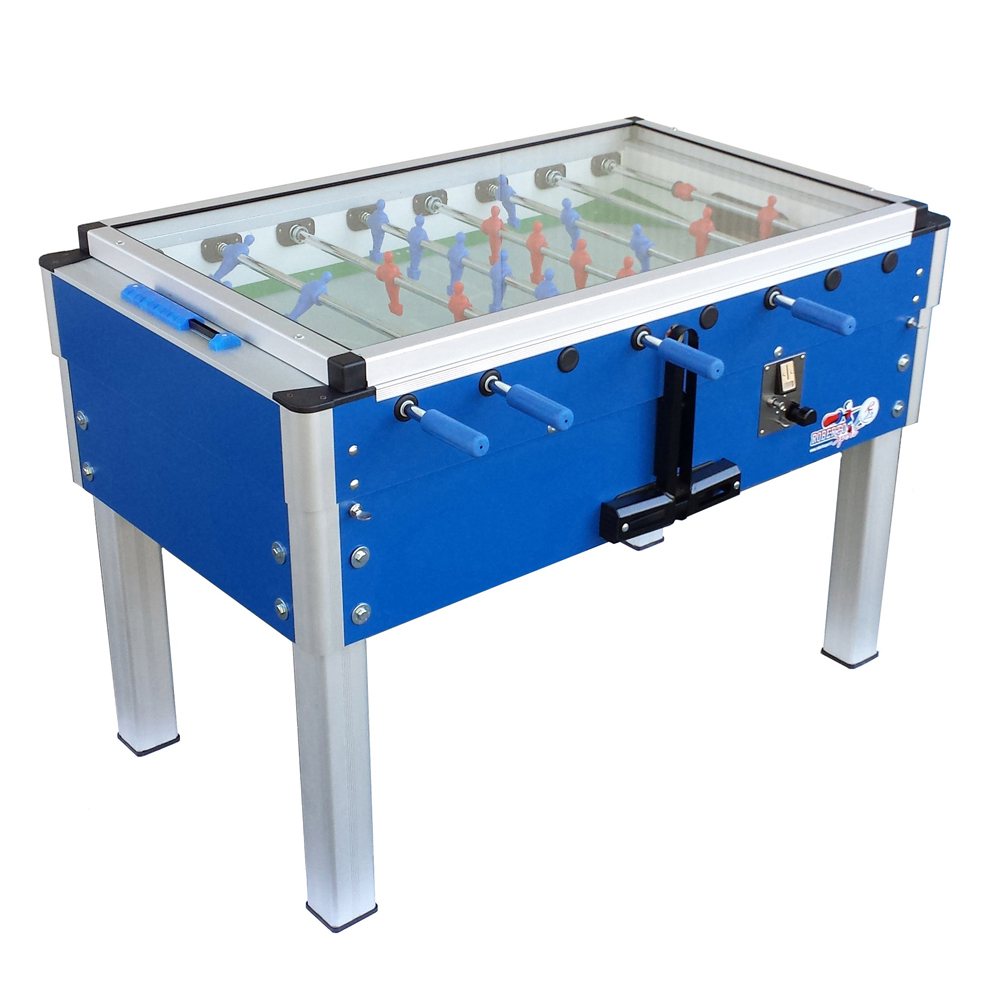 Indoor football table - Roberto Sport Football Table Football Table Export Led Glass Cover Coin Acceptor With Retractable Rods