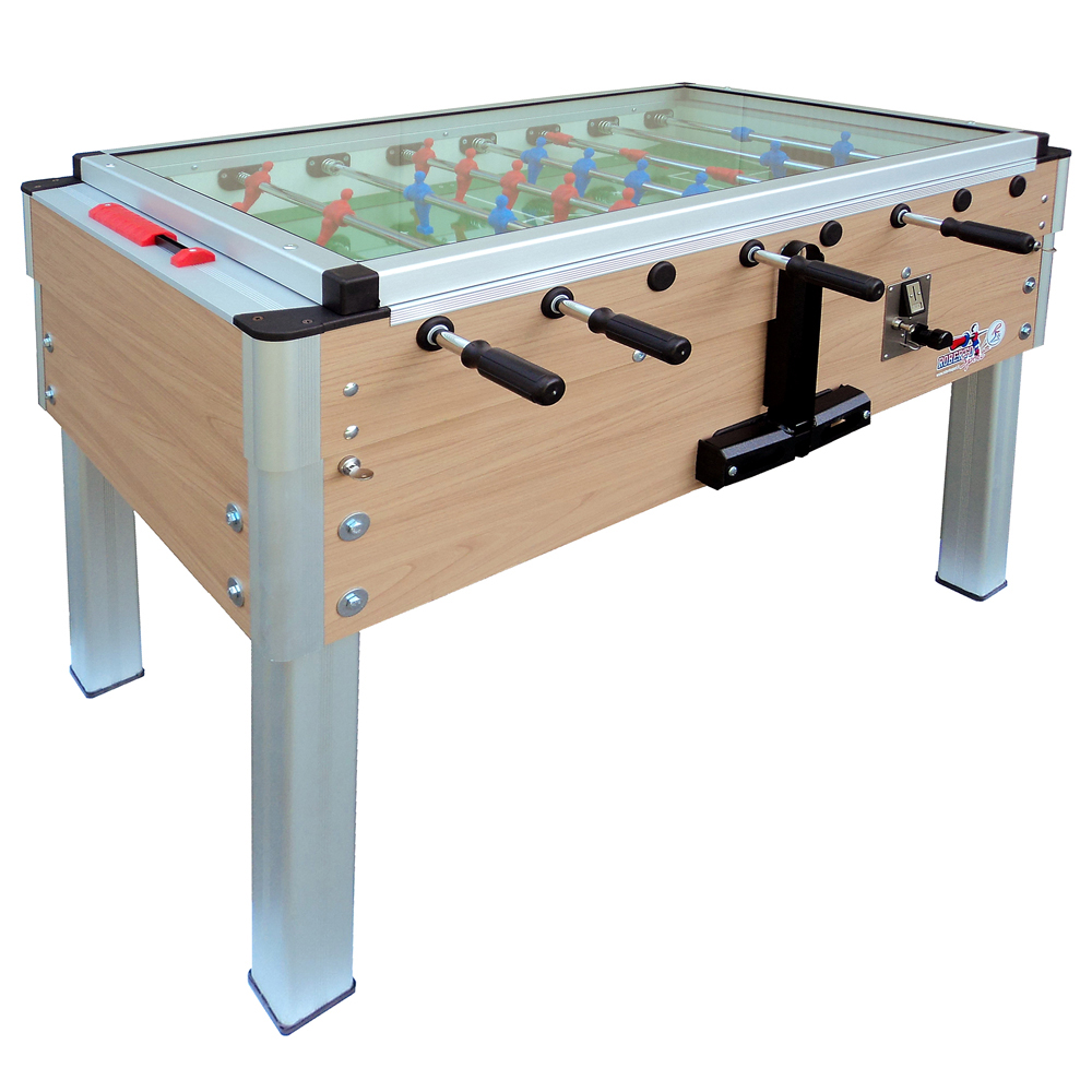 Indoor football table - Roberto Sport Football Table Football Table Export Led Glass Cover Coin Acceptor With Retractable Rods